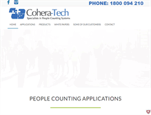 Tablet Screenshot of cohera-tech.com.au